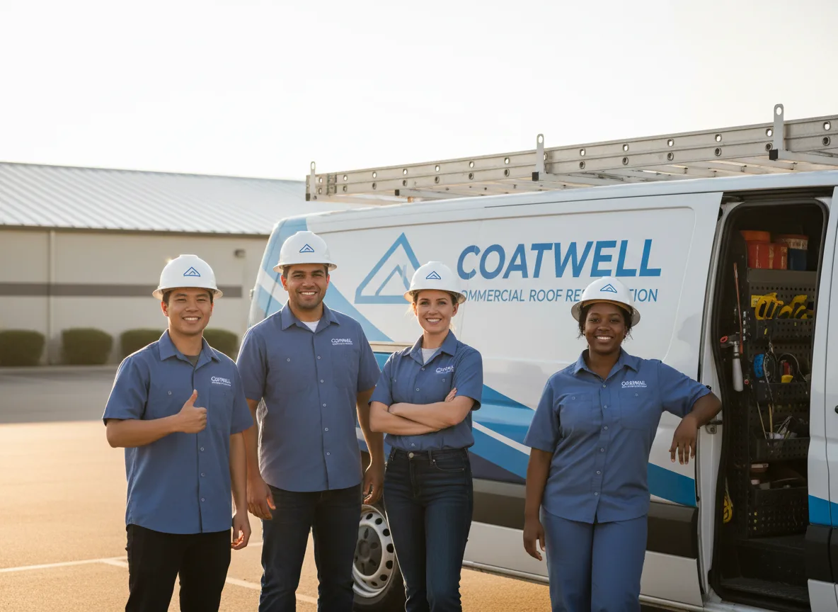 Commercial roof coating company in Maybeury, WV